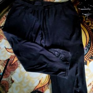 Torrid black lace leg leggings